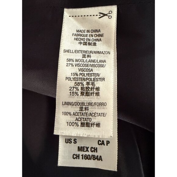 VTG Juicy Couture Black Wool Blend Faux Fur Trim Hooded Toggle Coat| Y2K Mobwife - Picture 15 of 16